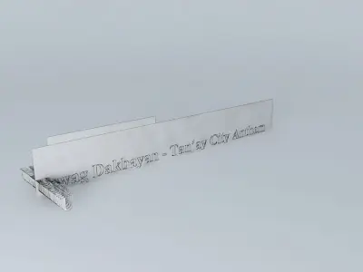 Growth sign with lights Free 3D model