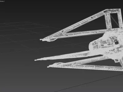 Tie Phantom 3D model
