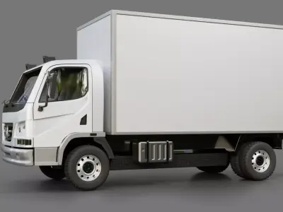 Mercedes-Benz Accelo Box Truck 3D model