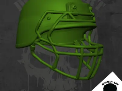 Grid Iron Helmet for 6 inch action figures 3D print model purchase