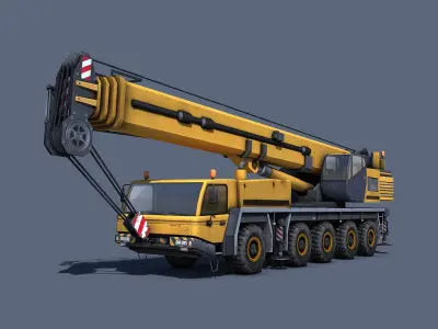 Mobile Crane 3D model purchase