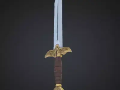 sword 3D model 42