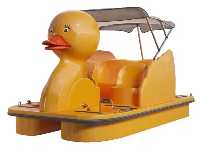 Duck Paddle Wheeller pedal boat 3D model