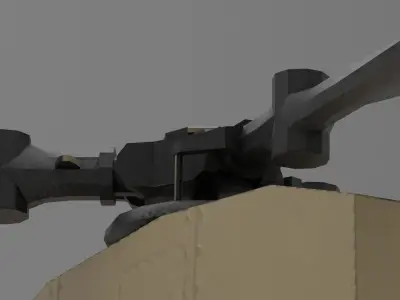 helicopter 3D model 7