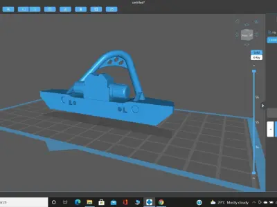 Mini-Z 4x4 Jeep Front Bumper 2 Designs 3D print model