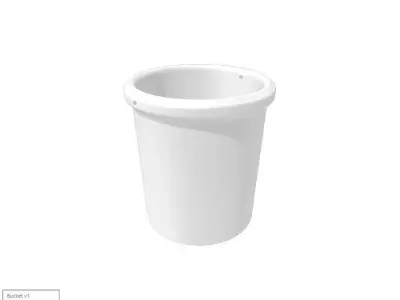 5 Gallon Bucket one tenth Free 3D print model