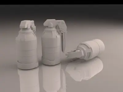 m65 grenade 3D model