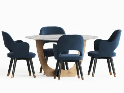 Dining Set 76 3D model