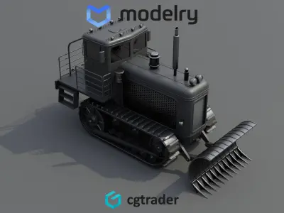 Bulldozer 3D model order