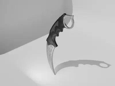 Kerambit knife model Free 3D model