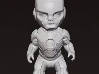 Cute Armored Baby 3D Printable Hero Figure Inspired 3D print model purchase