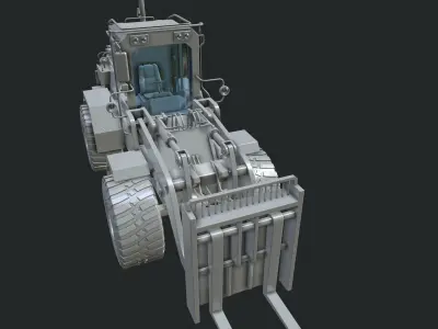Handler 3D model