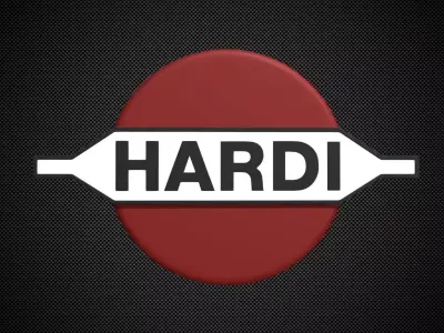 hardi logo 3D model