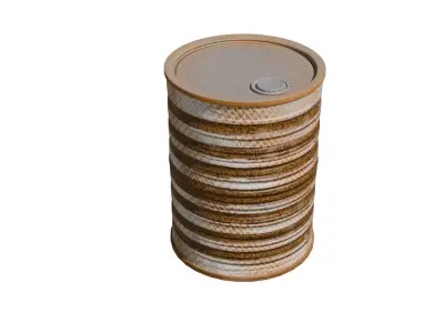 Oil Barrel Free low-poly 3D model order