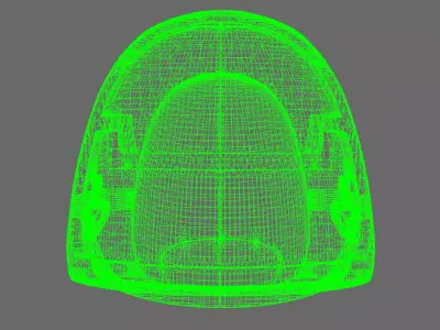 Space Knights V7 Iron Eagle Shoulder Pads 3D print model