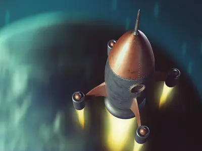 Iron Rocket Free 3D model