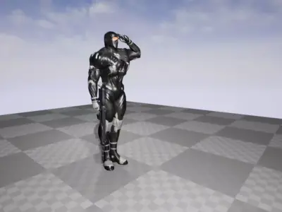 Super Soldier Low-poly 3D model