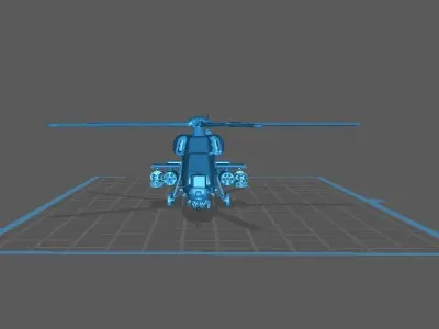 T129 ATAK HELICOPTER 3D print model