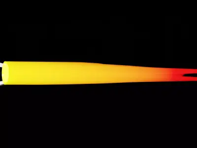 Rocket Engine Low-poly 3D model