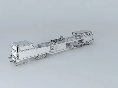 Eco Rail Track TAMPER Dummy Free 3D model