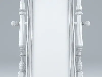 CHEVAL STAND MIRROR 3D model