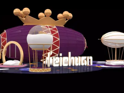 The ship 3D model