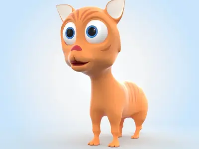 Cartoon Cat 3D model