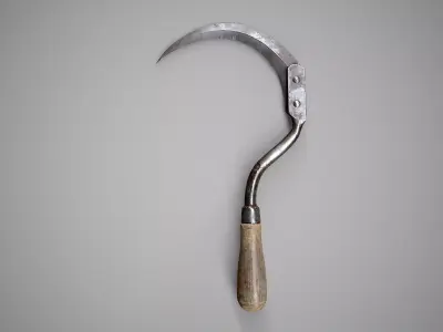 Sickle Low-poly 3D model purchase