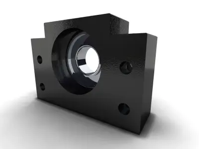 BF20 supports 3D model
