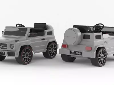 Electric Car for Kid 3D model from CGTrader
