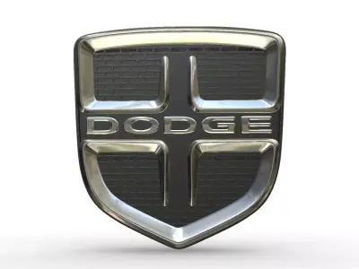 dodge logo 3D model from CGTrader