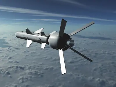 R-360 Neptune Missile Low-poly 3D model