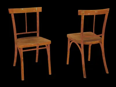 Chair Low-poly 3D model