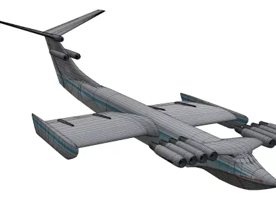 KM Caspian Sea Monster Low-poly 3D model purchase