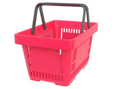 Shopping basket 04 3D model