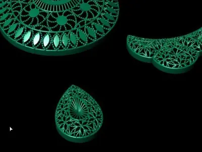 Arabic main part 5 piece 3D print model