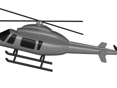 Bell 427 3D model purchase