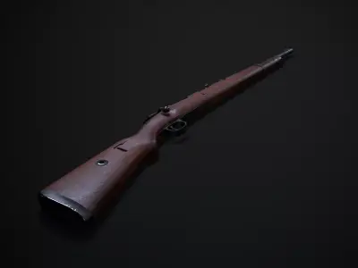 Kar98 Low-poly 3D model