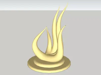 Sculpture monument sketchup model 3D model