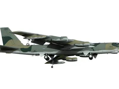 Boeing B-52H Stratofortress 3D model purchase