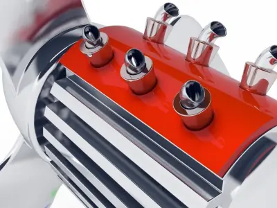 hot rod fan 3D model