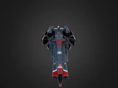Battlecruiser 3D model