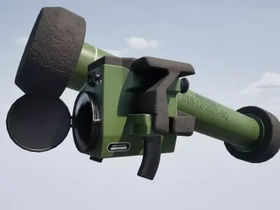 Chinese ABZ012 HJ12 Low-poly 3D model