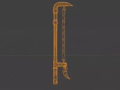 Zombie Apocalypse Weapons - Melee - Post Apocalypse Scrap Saw Low-poly 3D model