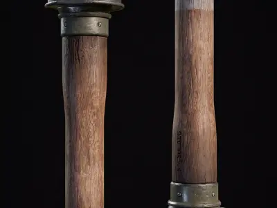 Germany Grenade Low-poly 3D model
