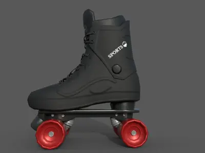Quad Rollers 3D model