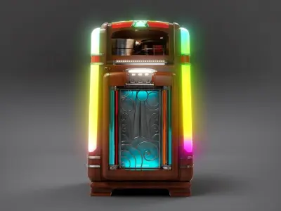 Jukebox 3D model