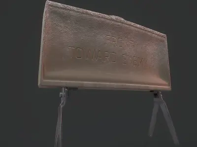 Claymore Grenade - Models and Textures Low-poly Low-poly 3D model