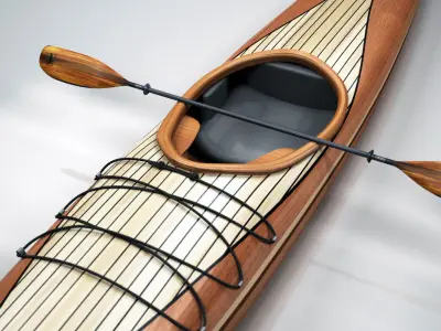 Guillemot kayak 3D model