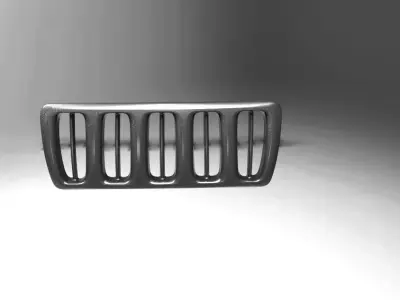 Automotive front body - grill  3D model